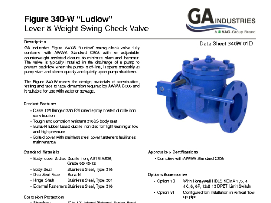 Figure 340W Data Sheet 340W-01D