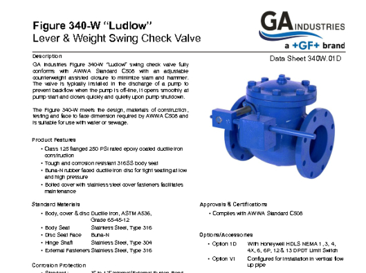 Figure 340W Data Sheet 340W-01D