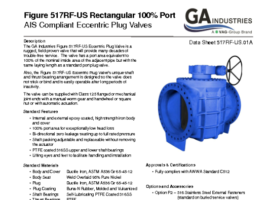 Figure 517RF-US 100 Pct Data Sheet 517RF-US-01A