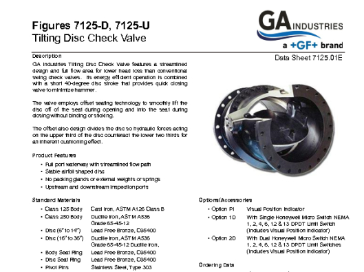 Figure 7125 Data Sheet 7125-01E