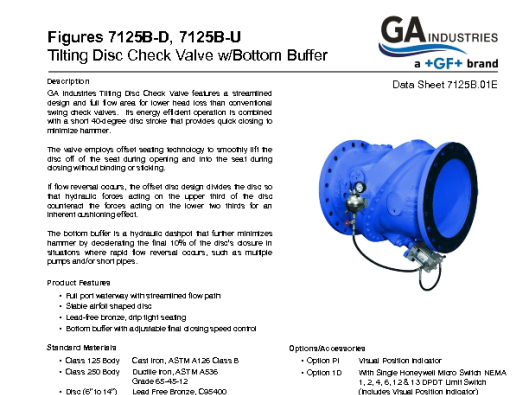 Figure 7125B Data Sheet 7125B-01E