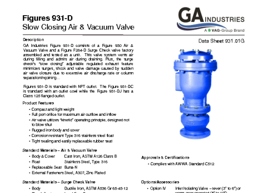 Figure 931 Data Sheet 931-01G