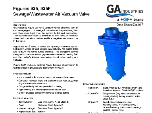 Figure 935T Data Sheet 935-01F (NPT)