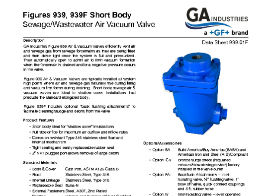 Figure 939T Data Sheet 939-01F (NPT)