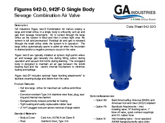 Figure 942-D Data Sheet 942-02G