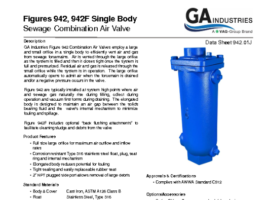 Figure 942T Data Sheet 942-01J