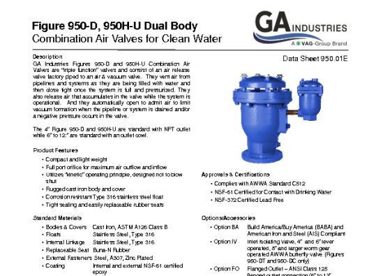 Figure 950D Data Sheet 950-01E