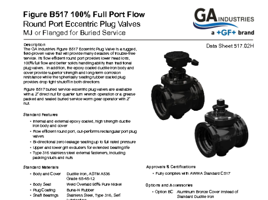 Figure B517 MJ Data Sheet 517-02H