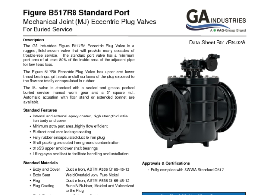 Figure B517R8 MJ Std Port Data Sheet B517R8-02A