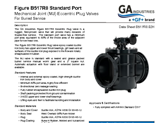 Figure B517R8 MJ Std Port Data Sheet B517R8-02H