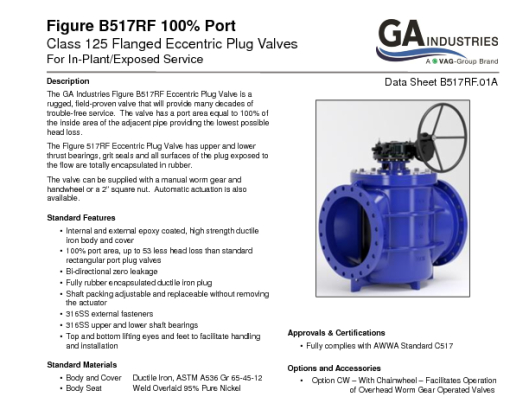Figure B517RF 100 Port Data Sheet B517RF-01A