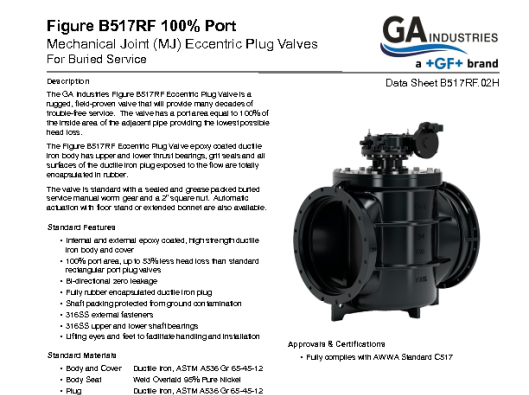 Figure B517RF MJ 100 Port Data Sheet B517RF-02H